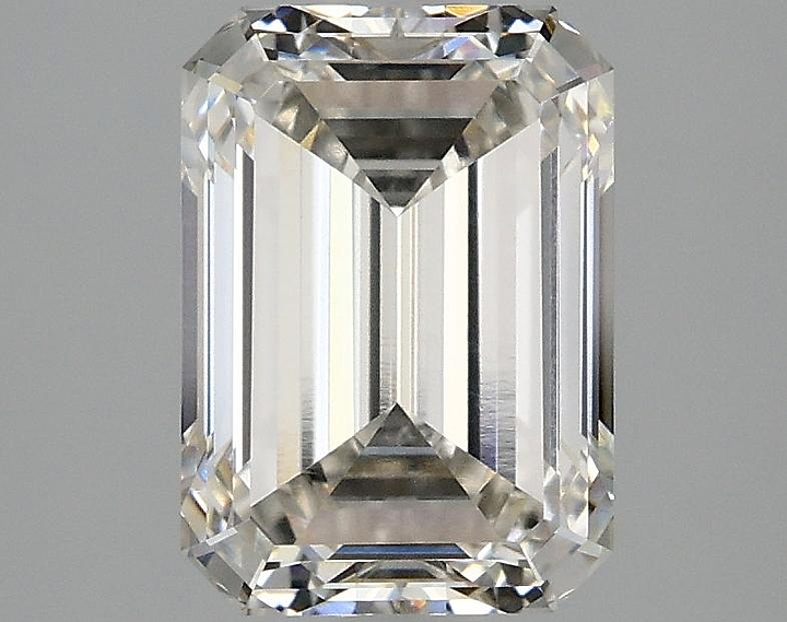 2.54 Carat Emerald Shaped Ideal Cut VVS2 IGI Certified Lab Grown Diamond