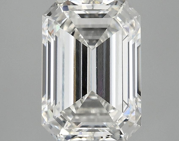 3.09 Carat Emerald Shaped Ideal Cut VS1 IGI Certified Lab Grown Diamond