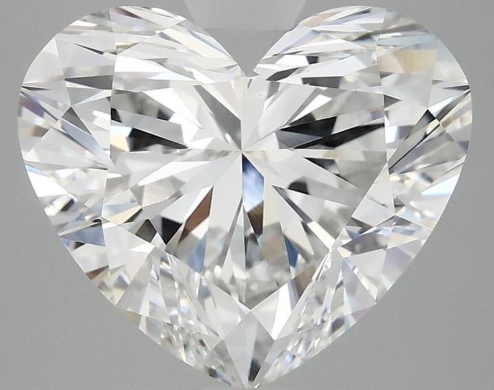 4.69 Carat Heart Shaped Excellent Cut VS1 IGI Certified Lab Grown Diamond