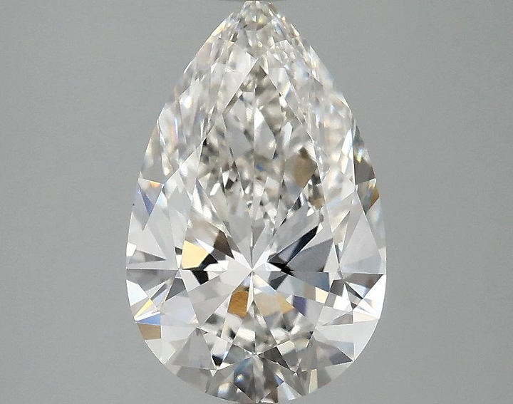 2.5 Carat Pear Shaped Ideal Cut VS1 IGI Certified Lab Grown Diamond