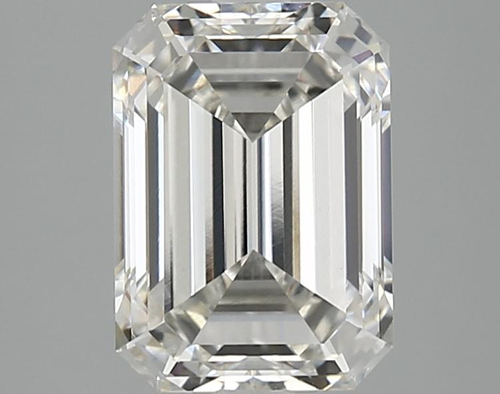 3.03 Carat Emerald Shaped Ideal Cut VVS2 IGI Certified Lab Grown Diamond
