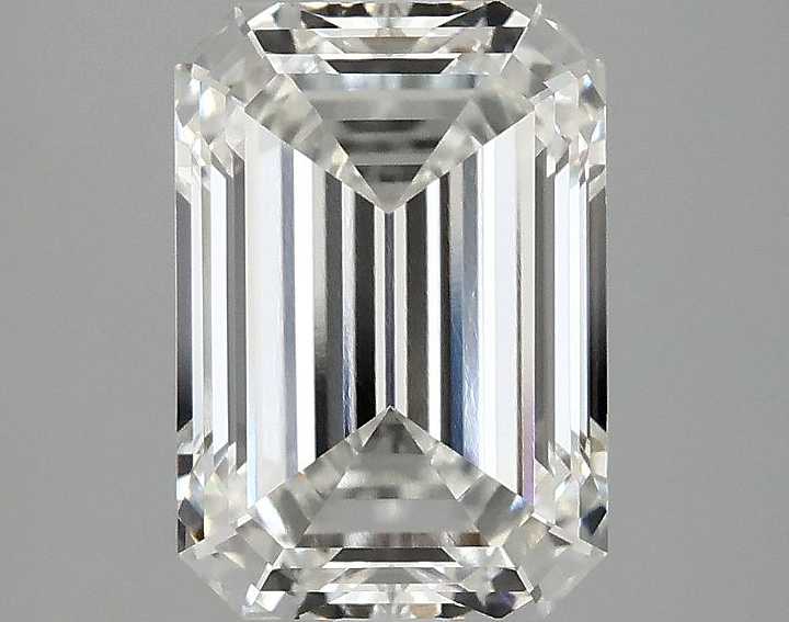 3.08 Carat Emerald Shaped Ideal Cut VVS2 IGI Certified Lab Grown Diamond