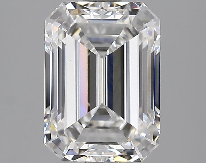 2.85 Carat Emerald Shaped Excellent Cut VS1 IGI Certified Lab Grown Diamond