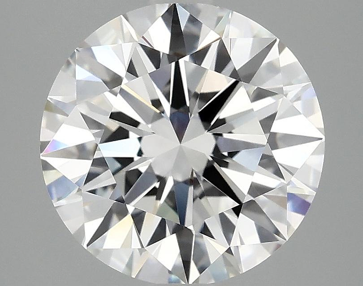 3.05 Carat Round Shaped Ideal Cut VVS2 IGI Certified Lab Grown Diamond