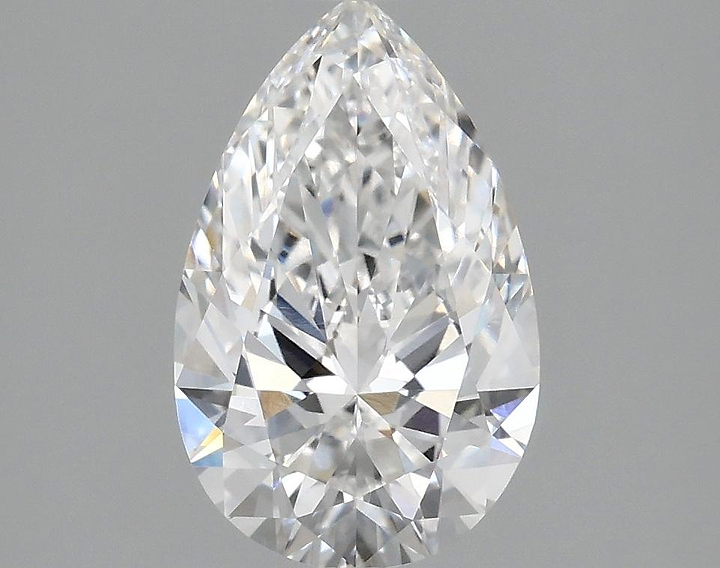 1.37 Carat Pear Shaped Ideal Cut VVS1 IGI Certified Lab Grown Diamond