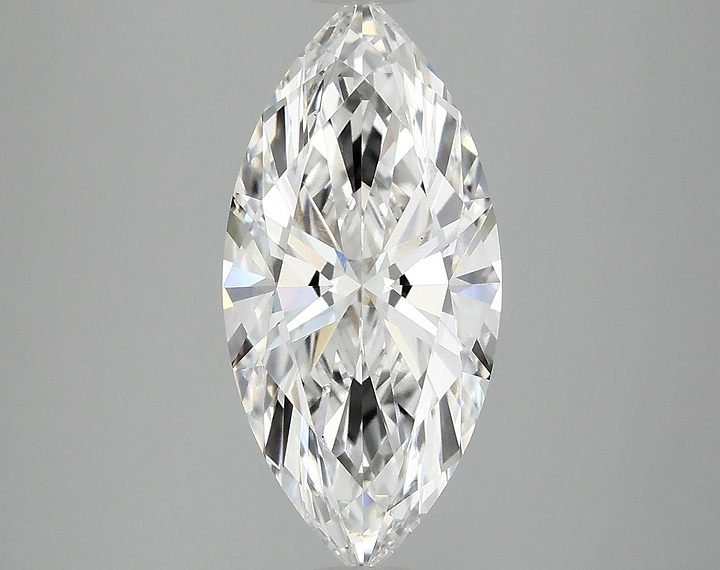 3.08 Carat Marquise Shaped Excellent Cut VS1 IGI Certified Lab Grown Diamond