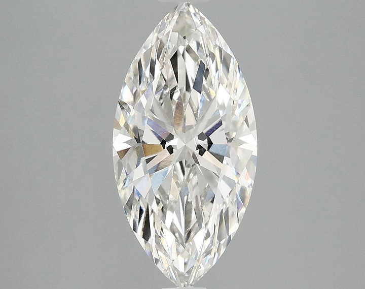 2.02 Carat Marquise Shaped Ideal Cut VVS2 IGI Certified Lab Grown Diamond