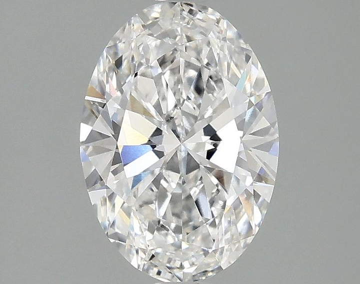 1.5 Carat Oval Shaped Ideal Cut VVS2 IGI Certified Lab Grown Diamond