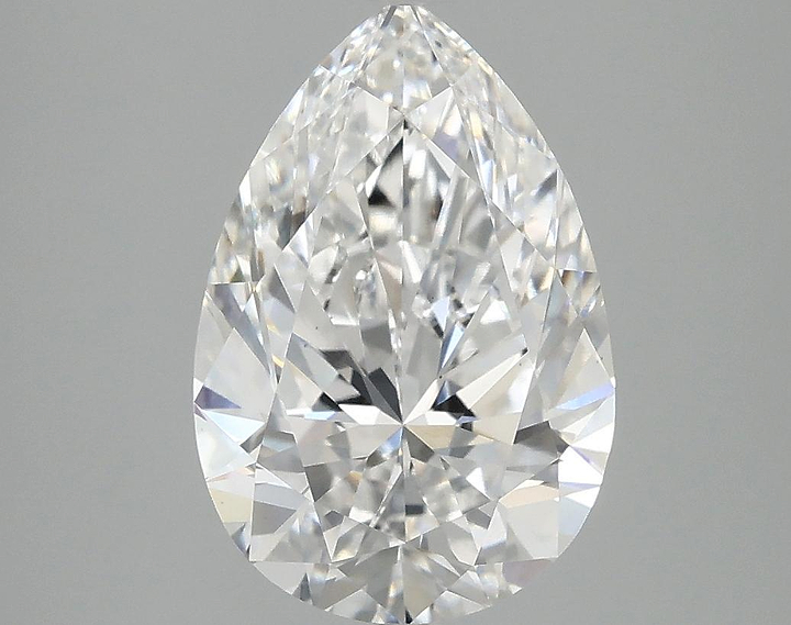 3.08 Carat Pear Shaped Excellent Cut VS1 IGI Certified Lab Grown Diamond