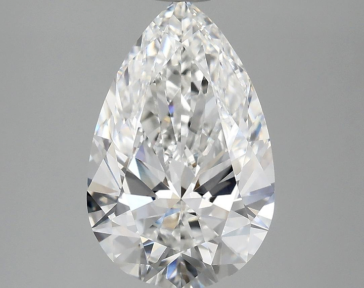 3.03 Carat Pear Shaped Ideal Cut VVS2 IGI Certified Lab Grown Diamond