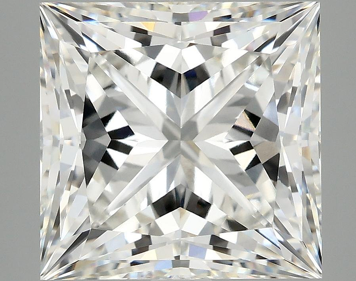 5.1 Carat Princess Shaped Ideal Cut VVS2 IGI Certified Lab Grown Diamond