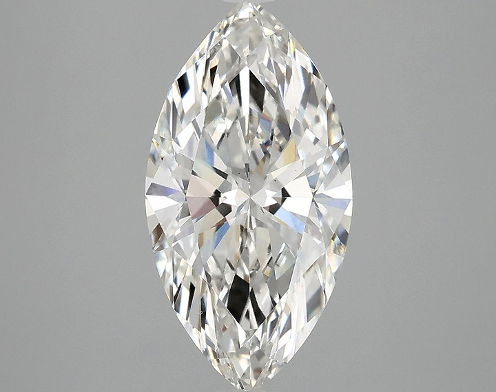 2.5 Carat Marquise Shaped Ideal Cut VS1 IGI Certified Lab Grown Diamond