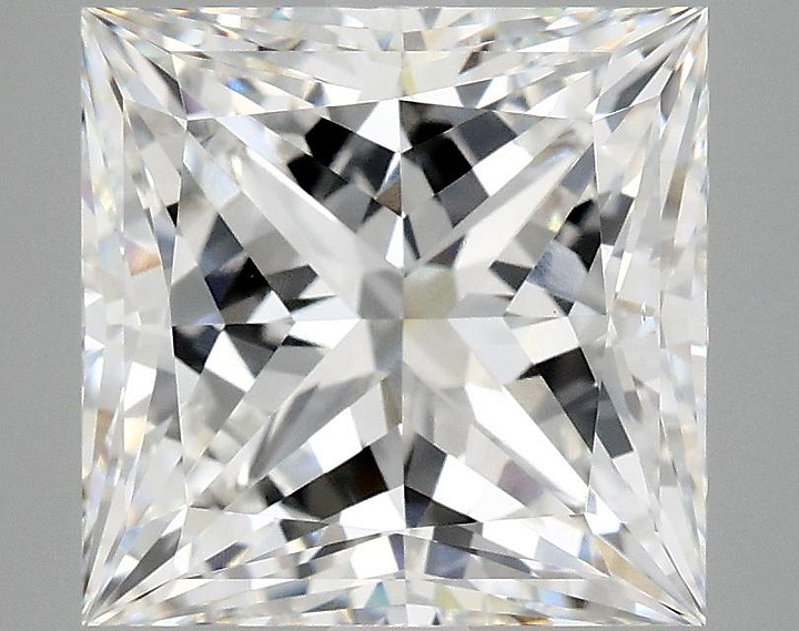 4.78 Carat Princess Shaped Ideal Cut VS1 IGI Certified Lab Grown Diamond