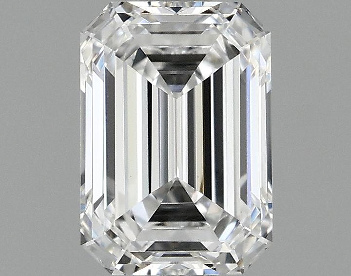 1.09 Carat Emerald Shaped Ideal Cut VVS2 IGI Certified Lab Grown Diamond