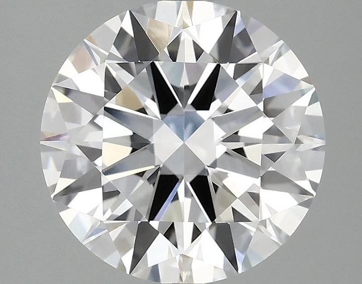 3.08 Carat Round Shaped Ideal Cut VVS2 IGI Certified Lab Grown Diamond