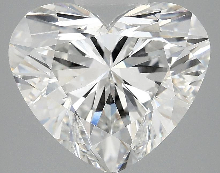 4.1 Carat Heart Shaped Excellent Cut VVS2 IGI Certified Lab Grown Diamond