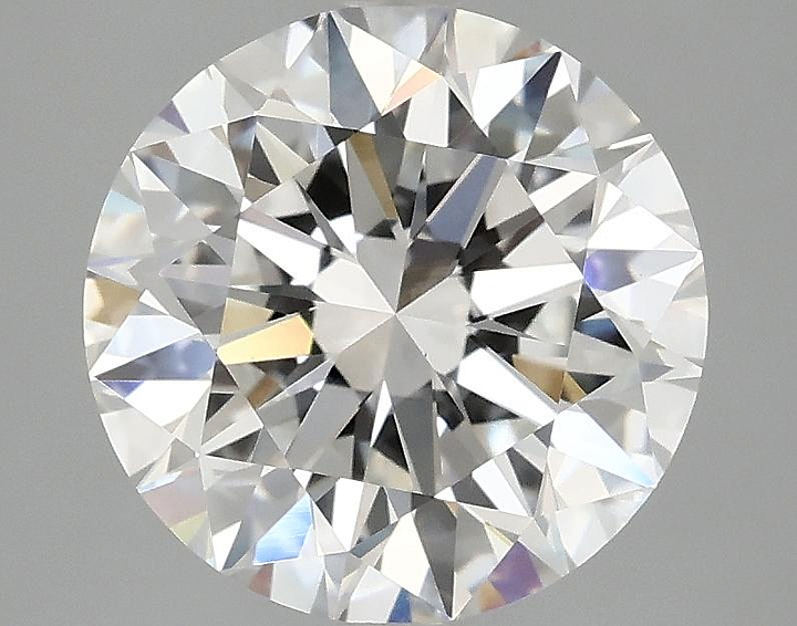 3.05 Carat Round Shaped Excellent Cut VVS2 IGI Certified Lab Grown Diamond