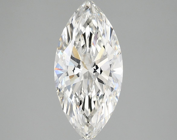 2.1 Carat Marquise Shaped Excellent Cut VS1 IGI Certified Lab Grown Diamond