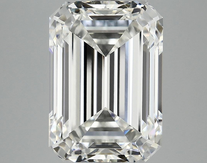 6.53 Carat Emerald Shaped Ideal Cut VS1 IGI Certified Lab Grown Diamond