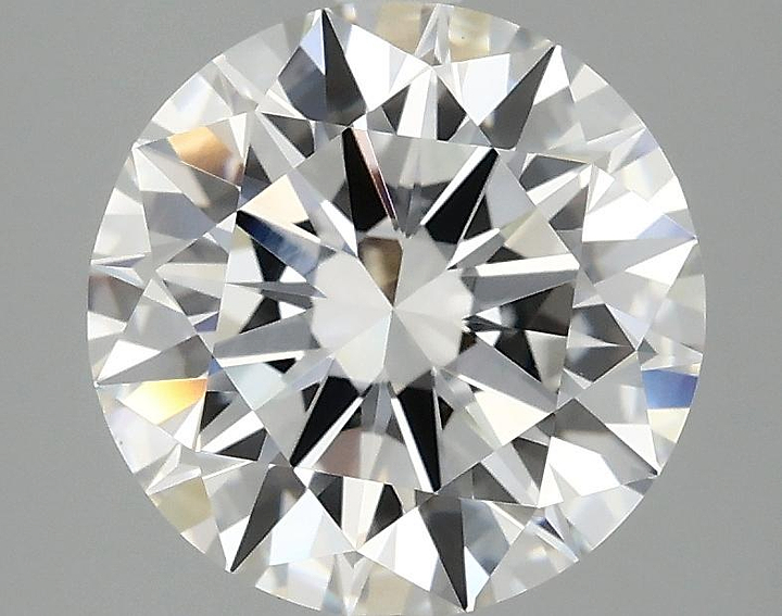 2.96 Carat Round Shaped Ideal Cut VVS2 IGI Certified Lab Grown Diamond