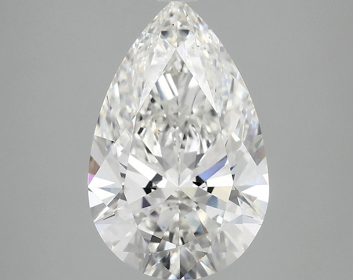 3.09 Carat Pear Shaped Ideal Cut VS1 IGI Certified Lab Grown Diamond