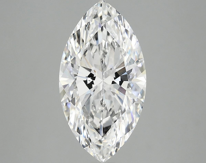 3.02 Carat Marquise Shaped Excellent Cut VS1 IGI Certified Lab Grown Diamond