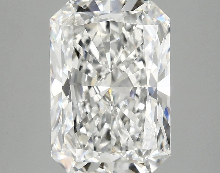 3.58 Carat Radiant Shaped Ideal Cut SI1 IGI Certified Lab Grown Diamond