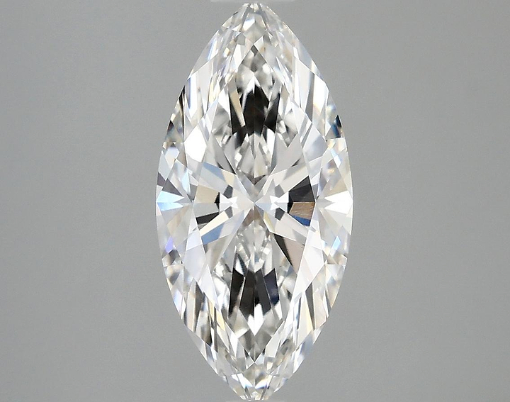 1.9 Carat Marquise Shaped Excellent Cut VVS2 IGI Certified Lab Grown Diamond