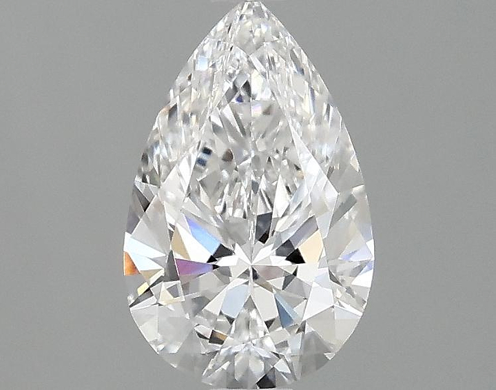 0.98 Carat Pear Shaped Ideal Cut VVS2 IGI Certified Lab Grown Diamond