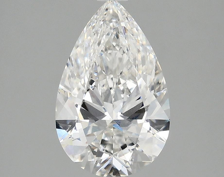 1.98 Carat Pear Shaped Ideal Cut VVS2 IGI Certified Lab Grown Diamond
