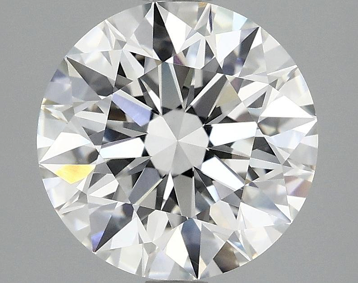 3.09 Carat Round Shaped Ideal Cut VVS2 IGI Certified Lab Grown Diamond