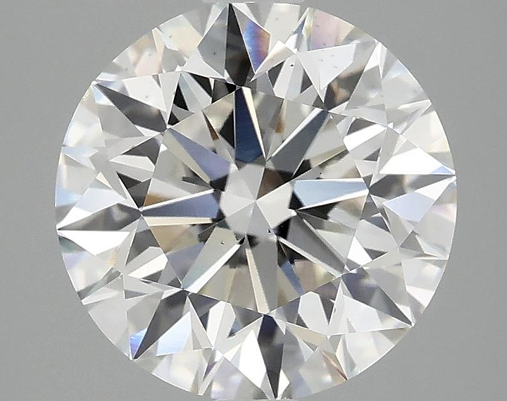 3.03 Carat Round Shaped Excellent Cut VS2 IGI Certified Lab Grown Diamond