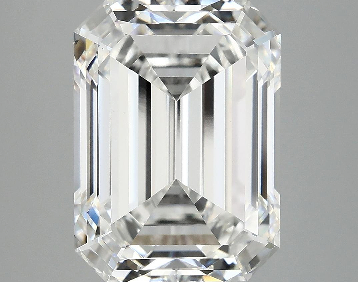 7.2 Carat Emerald Shaped Excellent Cut VVS2 IGI Certified Lab Grown Diamond