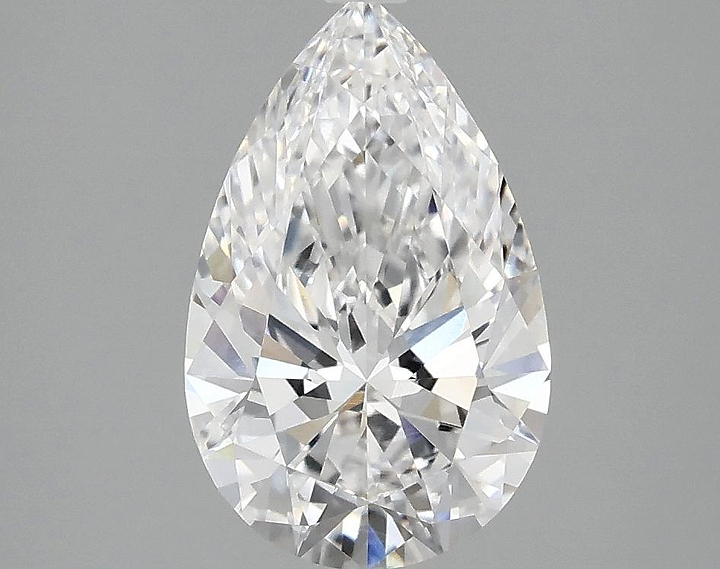 2.02 Carat Pear Shaped Ideal Cut VVS2 IGI Certified Lab Grown Diamond