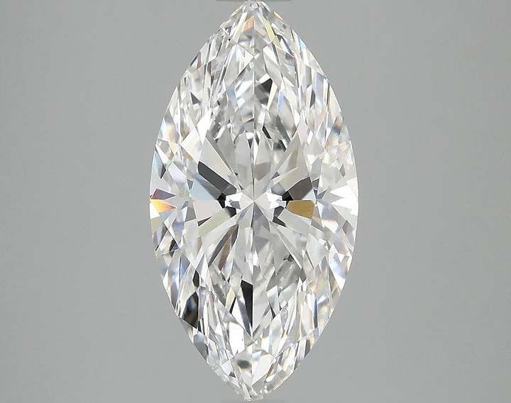 3.06 Carat Marquise Shaped Ideal Cut VVS2 IGI Certified Lab Grown Diamond