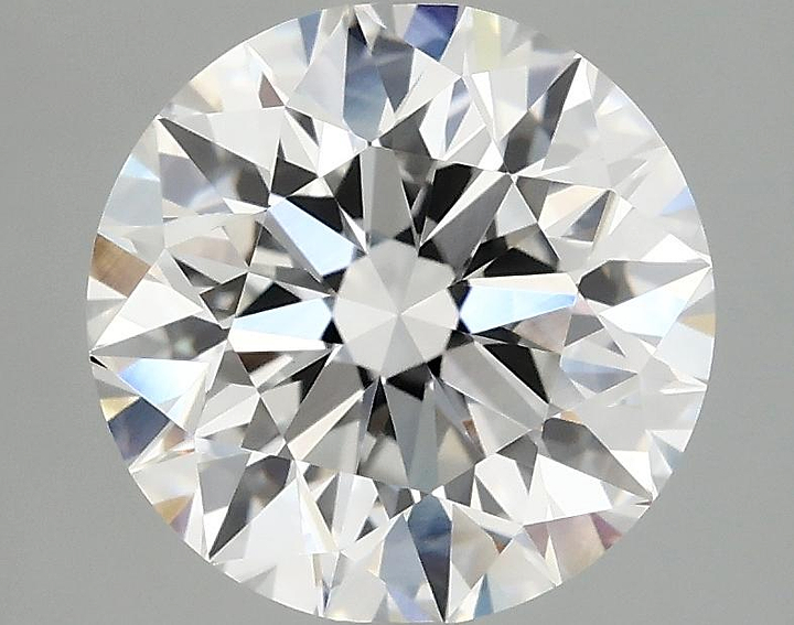3.06 Carat Round Shaped Excellent Cut VVS2 IGI Certified Lab Grown Diamond