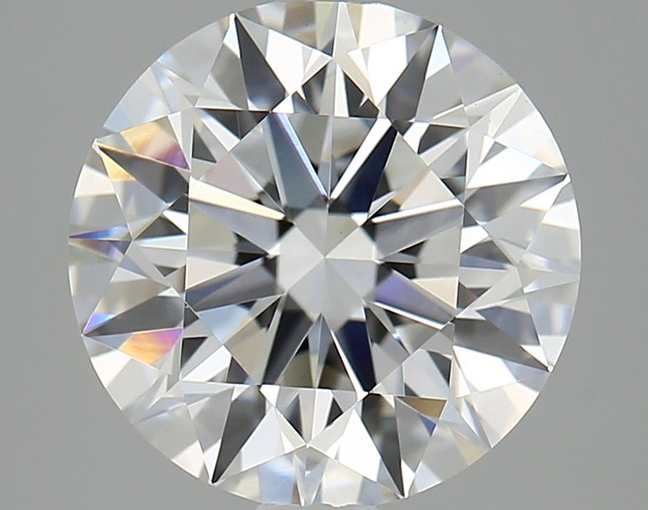 2.44 Carat Round Shaped Ideal Cut VVS2 IGI Certified Lab Grown Diamond