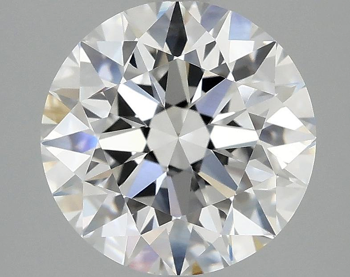 3.09 Carat Round Shaped Excellent Cut VVS2 IGI Certified Lab Grown Diamond