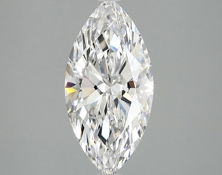 1.85 Carat Marquise Shaped Ideal Cut VVS2 IGI Certified Lab Grown Diamond