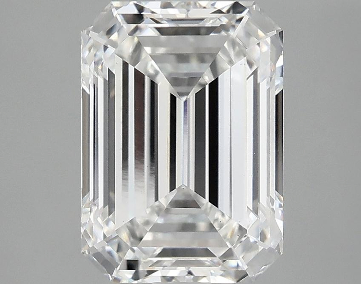 3.09 Carat Emerald Shaped Ideal Cut VS1 IGI Certified Lab Grown Diamond