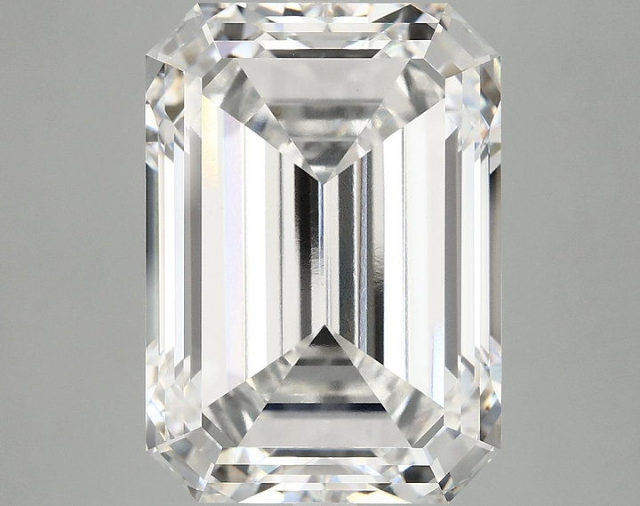 12.58 Carat Emerald Shaped Ideal Cut VVS2 IGI Certified Lab Grown Diamond