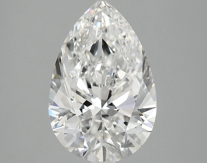 2.53 Carat Pear Shaped Excellent Cut VVS2 IGI Certified Lab Grown Diamond