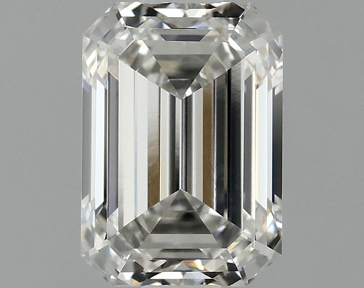 1.26 Carat Emerald Shaped Ideal Cut VVS2 IGI Certified Lab Grown Diamond