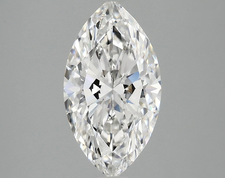 2.01 Carat Marquise Shaped Excellent Cut VVS2 IGI Certified Lab Grown Diamond