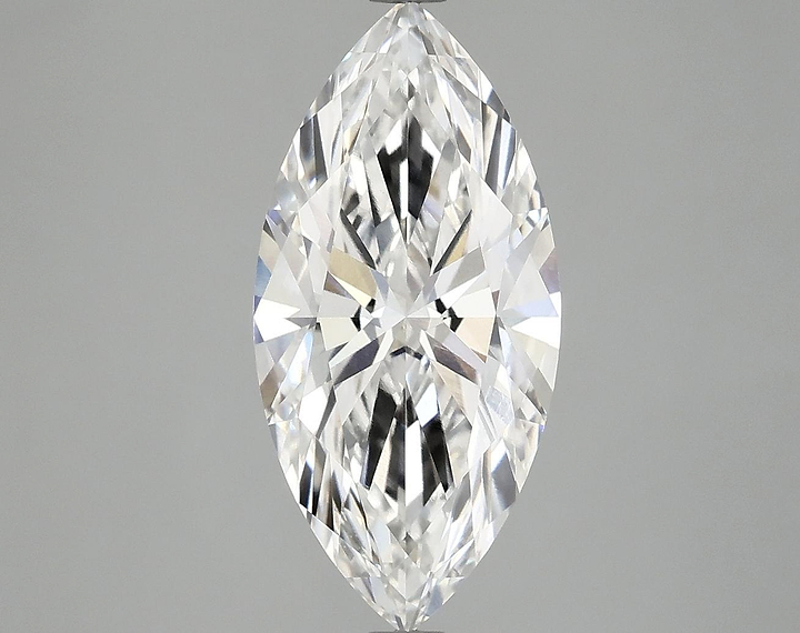 3.02 Carat Marquise Shaped Excellent Cut VVS2 IGI Certified Lab Grown Diamond