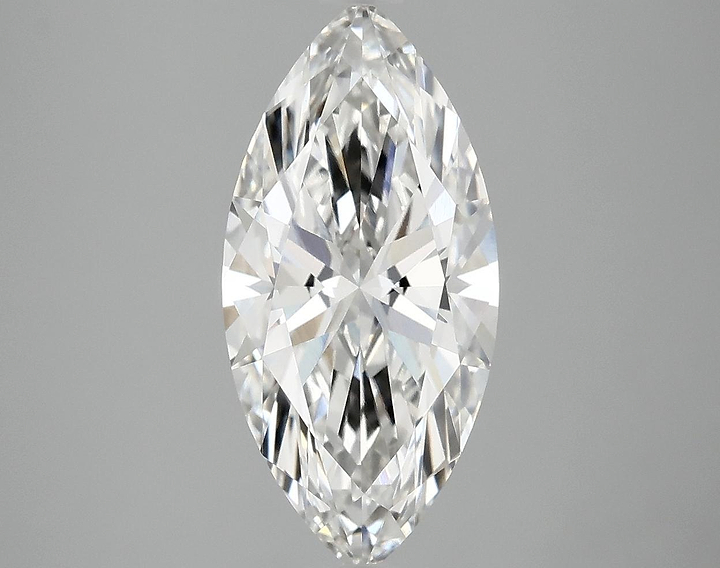 2.42 Carat Marquise Shaped Excellent Cut VVS2 IGI Certified Lab Grown Diamond
