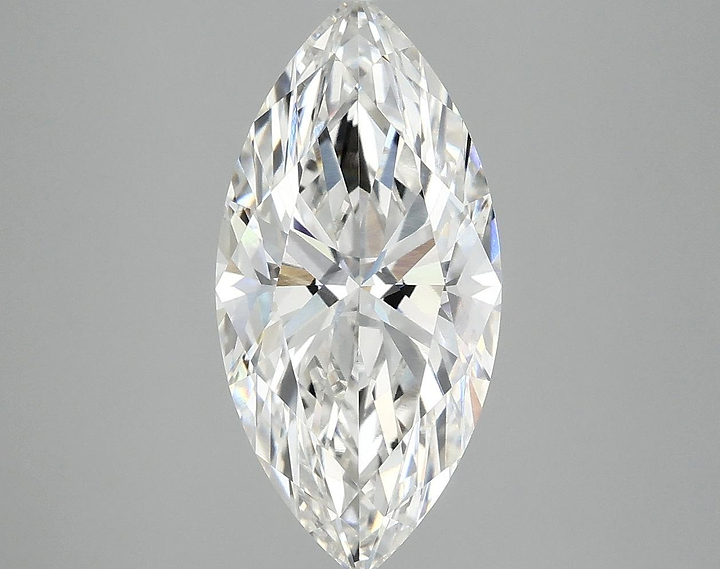 3.07 Carat Marquise Shaped Excellent Cut VVS2 IGI Certified Lab Grown Diamond