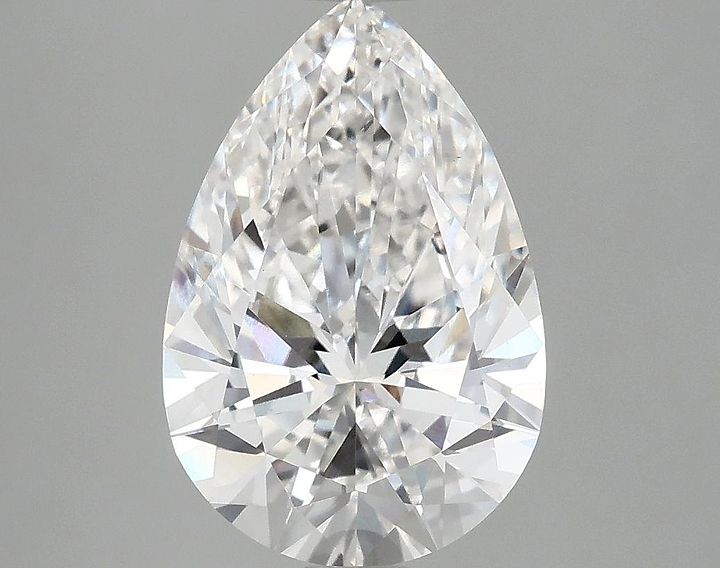 3.09 Carat Pear Shaped Excellent Cut VS1 IGI Certified Lab Grown Diamond