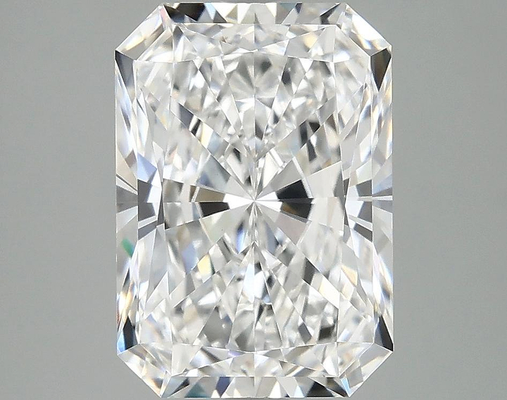 3.73 Carat Radiant Shaped Ideal Cut VVS2 IGI Certified Lab Grown Diamond
