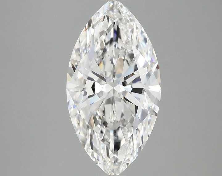 3.02 Carat Marquise Shaped Excellent Cut SI1 IGI Certified Lab Grown Diamond